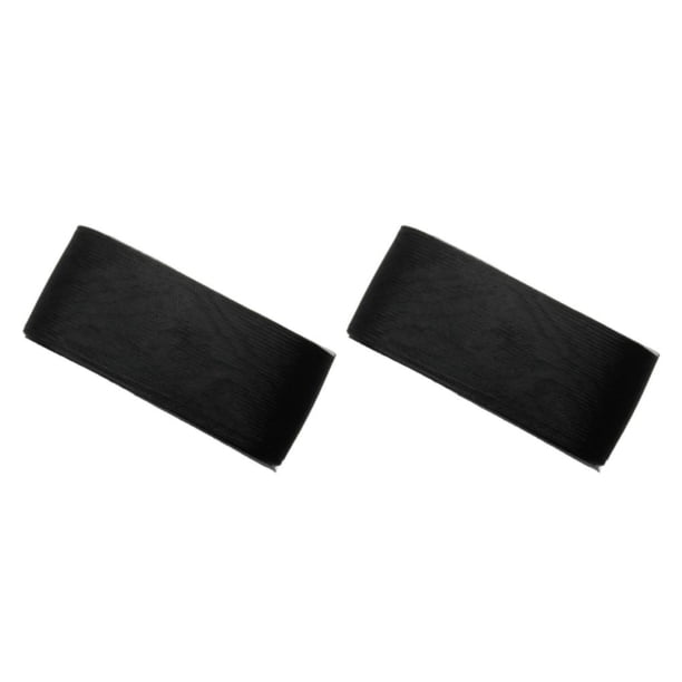 Bewildely Cinta de poliéster delicada, cinta decorativa de red para boda, costura, manualidades, favores Negro 2Conjunto