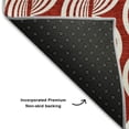 thumbnail image 5 of Addison Rugs Mayfield Premium Machine Washable Transitional Swirls Red Rectangle Rug, 10' x 14', 5 of 6