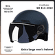 thumbnail image 2 of Casco de seguridad para coche eléctrico con certificación 3C para hombre de 70 pulgadas, circunferencia de cabeza extragrande de 65 pulgadas, para coche con batería, mitad superior, 2 of 5