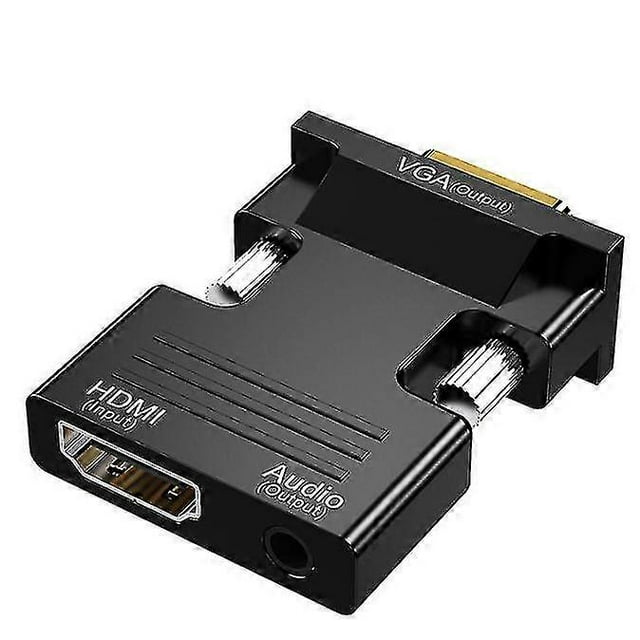 Cable HDMI a VGA con salida de audio, convertidor HDMI