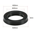 thumbnail image 2 of Uxcell USH Type Radial Shaft Oil Seal Nitrile Rubber Black 0.79x1.10x0.20inch, 2 of 5