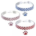 thumbnail image 1 of Methold Paquete de 3 collares para mascotas Collar con colgante de cristal Festival Cumpleaños Decoración de bodas Kit de joyería de Ropa para mascotas L, 1 of 6