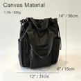 thumbnail image 4 of URSOFINE Convertible Drawstring Backpack Tote Bag, Water Resistant Multiway Shoulder Crossbody Bag with Pockets for Women, Casual Daypack for Work, Travel & Gym, 4 of 8
