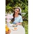 thumbnail image 2 of EKOUAER Cotton Nightgowns for Women Short Sleeve Sleep Shirts Pleated Night Shirts Soft Crew Neck Night Gown, 2 of 6