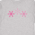 thumbnail image 4 of Inktastic Pink Snowflakes Boys or Girls Long Sleeve Toddler T-Shirt, 4 of 5