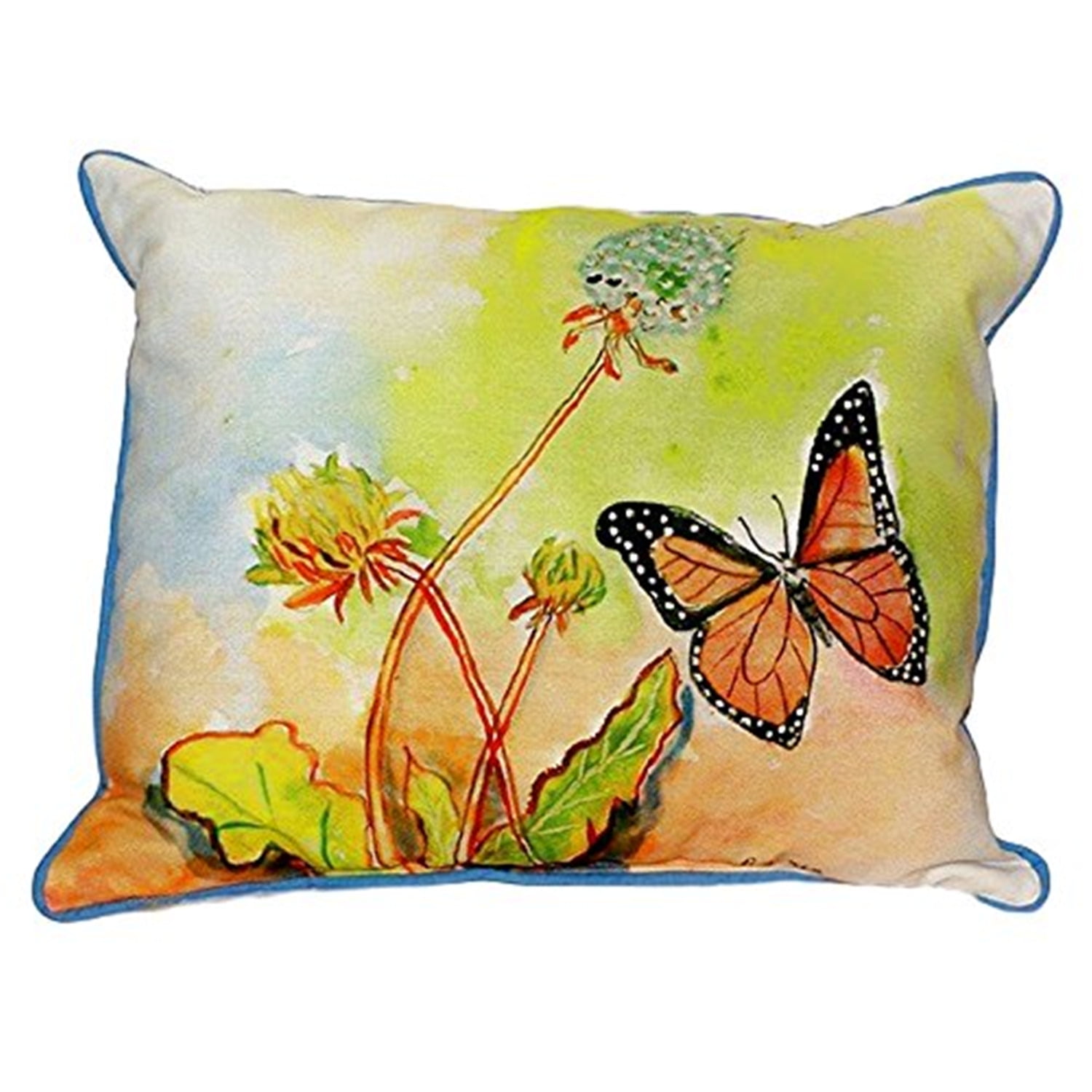 Betsy s Butterfly Extra Large Zippered Pillow 20x24