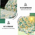 thumbnail image 6 of SDJPOI Outdoor Swing Cushions, Porch Swing Cushions 2-3 Seater Replacement with Backrest, Waterproof Thicken 4" Bench Cushion with Ties for Patio Porch Lawn and Garden, 6 of 8