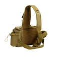 thumbnail image 4 of Naiovety Riñonera multiusos multicolor para montañismo, bolso bandolera grande para hombre, bolso de hombro y pecho Ropa Deportiva, Zapatos negro, 4 of 6
