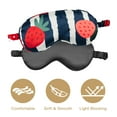 thumbnail image 6 of Tisoloow Silk Sleep Mask for Sleeping with Adjustable Strap Satin Blackout Sleeping Eye Mask for Men&Women Soft Eye Cover Eyeshade for Night Sleeping Black&Grey&Green&Pink One Size, 6 of 9