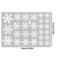 thumbnail image 3 of Goodw7 Christmas Window Clings Snowflake Static Decals, Festive Holiday Glass Stickers for Home Decor, Reusable Xmas Wall Decoration for Smooth Surfaces, 3 of 8
