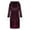 Purple, variant on Tejiojio Women Clothes Unisex Winter Women Lengthened Plush Shawl Bathrobe Long Sleeve Robe Hooded Coat