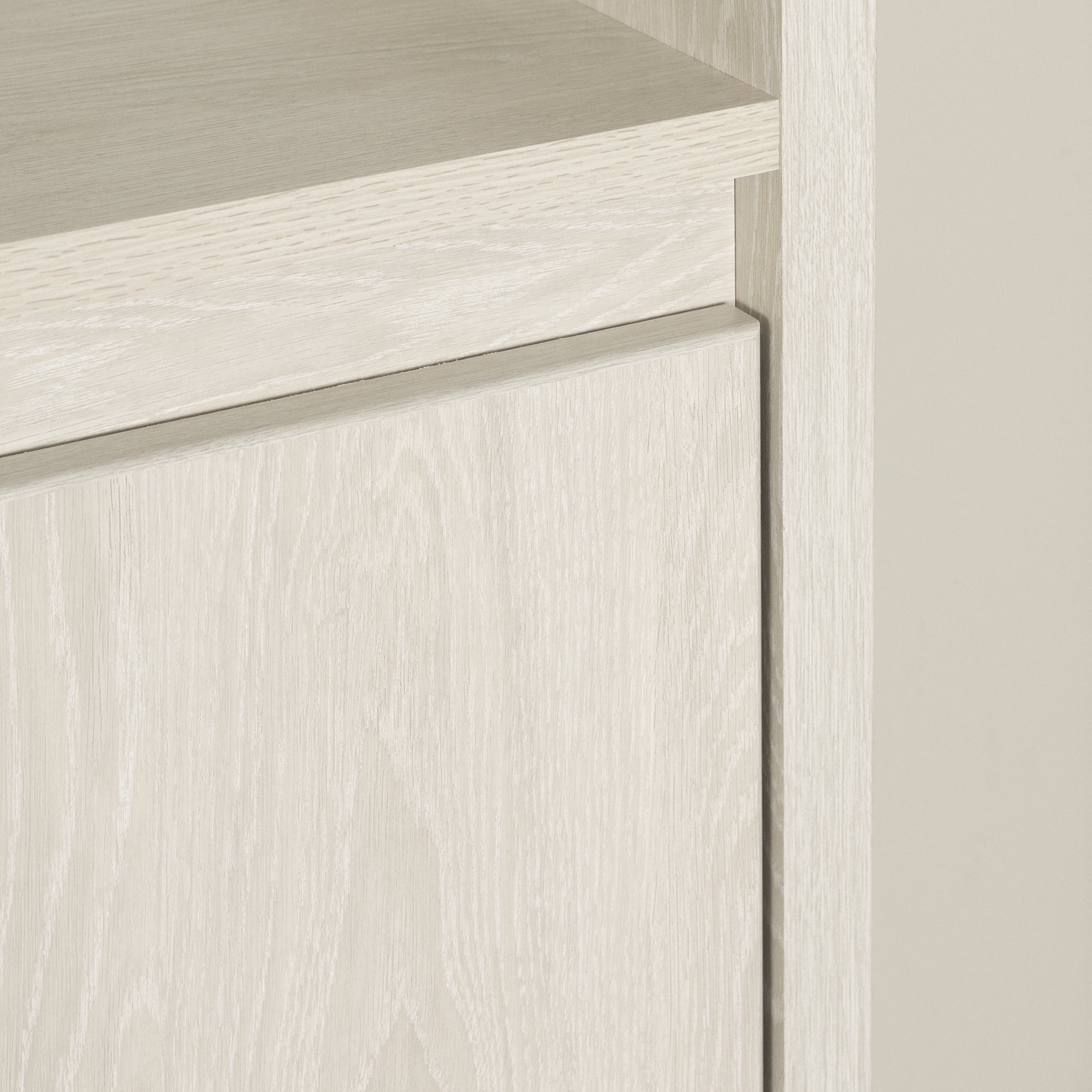 South Shore Hype 2-Drawer Nightstand for Adult, in Winter Oak