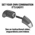 Onguard Bike Lock 12mm Combo Cable Bike Lock (Resettable, 6ft. x 0.47in