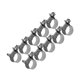 thumbnail image 2 of High quality 10pcs Sanitary 304 Stainless Steel Mini Clamps (13-15mm), 2 of 5