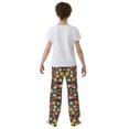 thumbnail image 4 of FORMRS Boys Pajama Pants with Pockets Size 6-8Y Kids Lounge Sleep Bottoms, Vibrant Flowers, 4 of 8