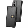 thumbnail image 3 of Wallet Case for iPhone XS Max Magnetic Clasp Folio Kickstand Premium Leather Case with Hand Strap, [RFID Blocking] Credit Card Slots Shockproof TPU Inner Cover For iPhone XS Max, Black, 3 of 9