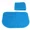 Blue, variant on Moisture-proof Music Festival Small Butt Cushion Waterproof Picnic Folding Cushion Outdoor Cushion Four Fold Mountain Climbing