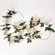 thumbnail image 1 of Enredadera de rosas falsas para interiores, enredadera de rosas falsas de 7,87 pies, enredadera de rosas falsas para colgar, rendimiento sólido, 1 of 1