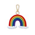 thumbnail image 5 of Qarigey Llaveros de arcoíris tejido, accesorio de moda artesanal, llavero, decoración artesanal, bolso tejido, colgante, regalo de joyería, Type1 NO1 Qarigey CBP332271, 5 of 5