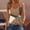 Khaki, variant on Pink Women's Tank Tops Sleeveless Summer Color Block Tank Tops Trendy Casual O Ring Shoulder Shirt