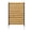 Cedar, variant on 5ft H x 3.2ft W (1 Panel) No Dig Enclo Fairmont Cedar Wood Privacy Screen, Great to Hide Trash Cans, Decorative Patio Privacy Screen, Outdoor Privacy Fence Panel, Air Conditioner Fence, EC18043