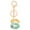 S, variant on Personalized Resin Keychain Translucent Letter Charm Customizable Key Ring