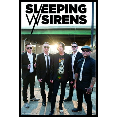 Sleeping with Sirens - Street Poster Poster Print (Best Sleeping Posture To Increase Height)