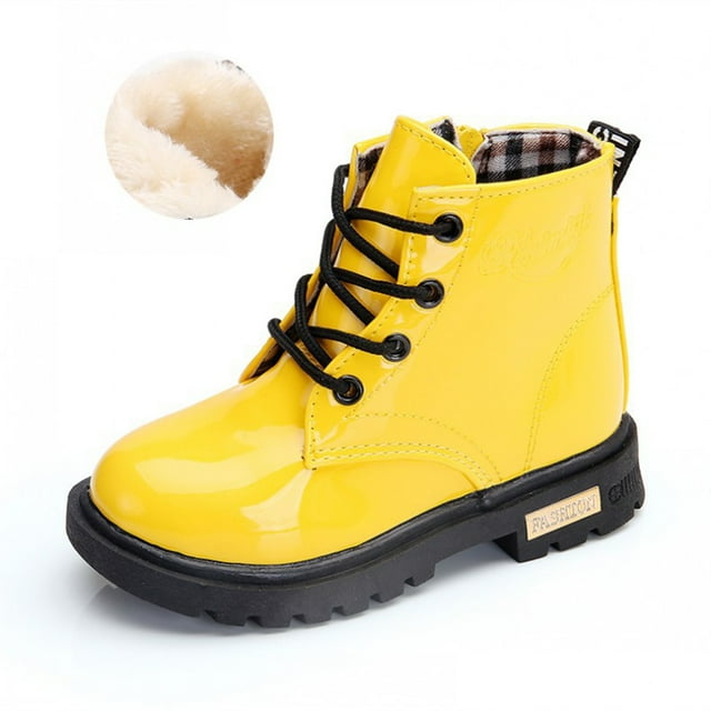 Children's Boots, Leather Boots, Short Boots, British Fashionable Single Boots