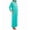 Mint, variant on Women's Amanda Rich 607-37 Velour Zip Front Robe (Red S)