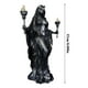 thumbnail image 5 of Estatua de bruja gótica de resina, adorno de escritorio para el salón de casa, decoración de Halloween, figurita de bruja mística nocturna, 5 of 6