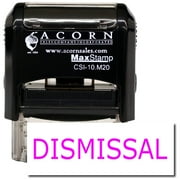 Self-Inking Dismissal Stamp with Green Ink