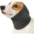 thumbnail image 1 of KAIYANG Orejeras para perros, calentador de cuello y orejas, que ayudan a calmar la ansiedad (gris, pequeño) M gris, 1 of 5