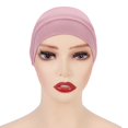 thumbnail image 5 of Modal Monochrome Cylinder Cap Base Cap High Elastic Mercerized Cotton Women's Neck Cap, 5 of 6