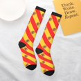 thumbnail image 6 of Flag Of Spain Knee High Socks for Women Long Leg Warmers Socks, 6 of 7