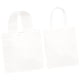 thumbnail image 1 of 10 bolsas de lona en blanco, lavables y duraderas, para mujeres y hombres, multiusos. Grande, 1 of 4
