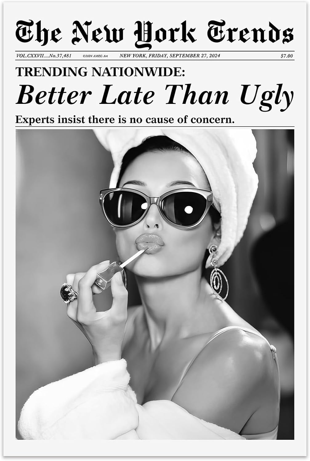 black and white retro