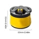 thumbnail image 3 of Afilador de cuchillos, utensilios de cocina, juego de cuchillos con bloque de afilado, mini afilador de cuchillos amarillo con ventosa, acero de doble cara, amoladora amarilla, 3 of 9