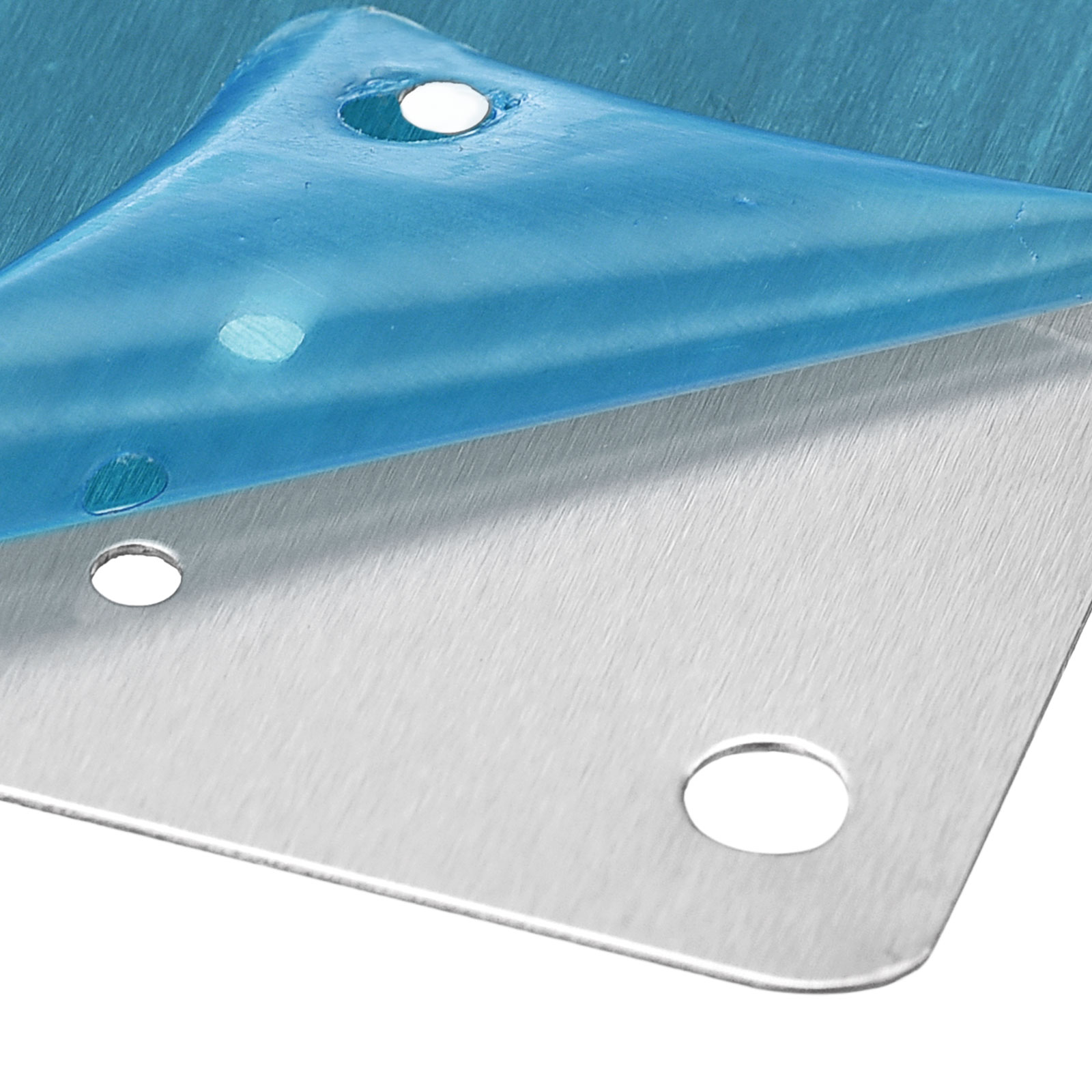 Unique Bargains Cabinet Hinge Repair Plate Screws Steel Brackets Cupboard 10 Set
