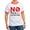 Red/White, variant on CafePress - No War In Ukraine Ringer T - 100% Cotton Ringed T-Shirt