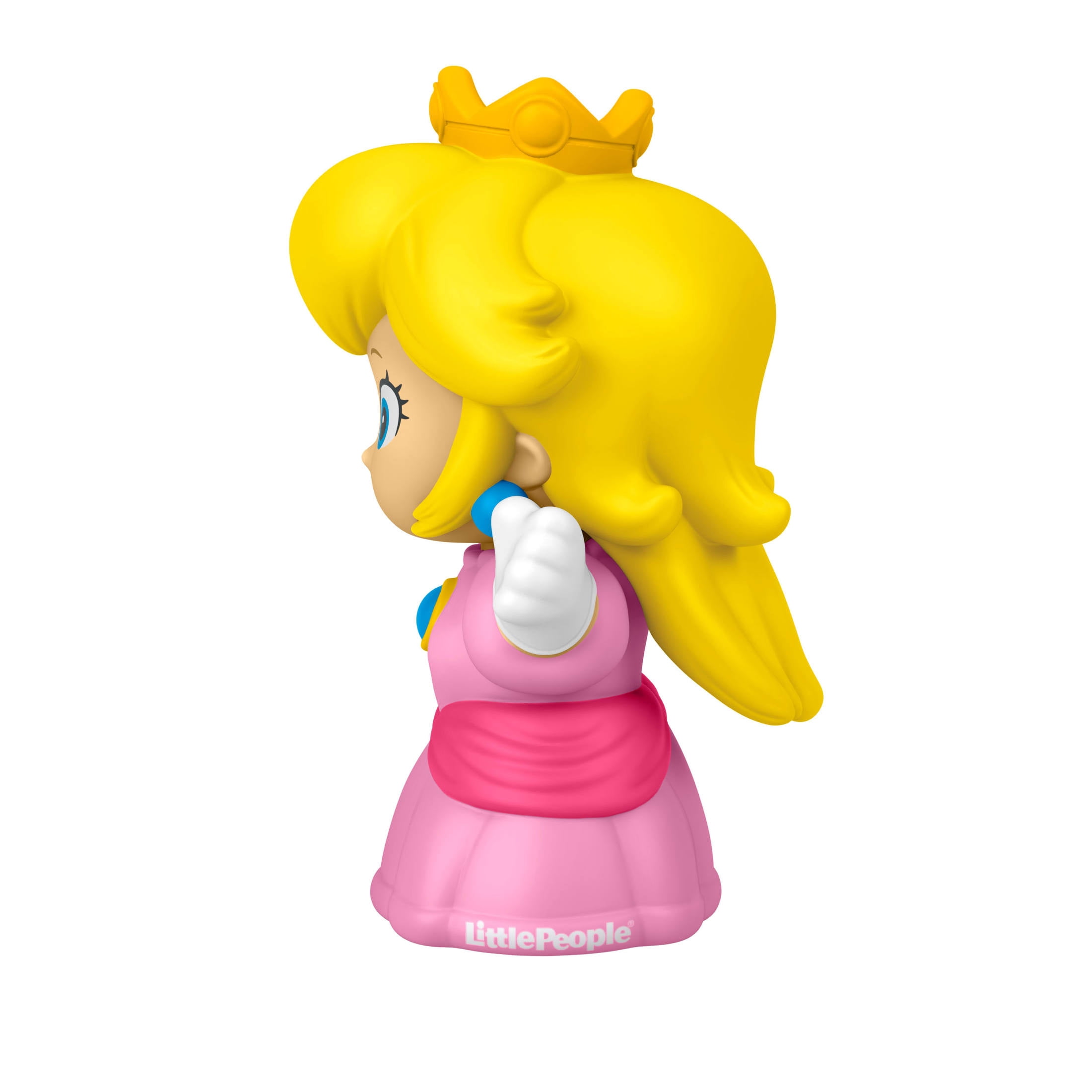 Fisher-Price Little People My Mario Princess Peach Character Figure for Toddlers, 1 Toy
