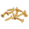 thumbnail image 1 of Set de 50 Piezas Pickguard Tornillos de Montaje para Piezas de Guitarra Eléctrica Bajo de Dorado Sunnimix Tornillos de montaje del golpeador de guitarra, 1 of 4