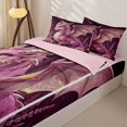 thumbnail image 3 of Homewish Kawaii Dragon Zipper Full Size Comforter Sets with Fitted Sheet and 2 Pillowcases,Lavender Rose Floral Zipper Bedding Set,Pink,Pink Reversible,4pcs, 3 of 8