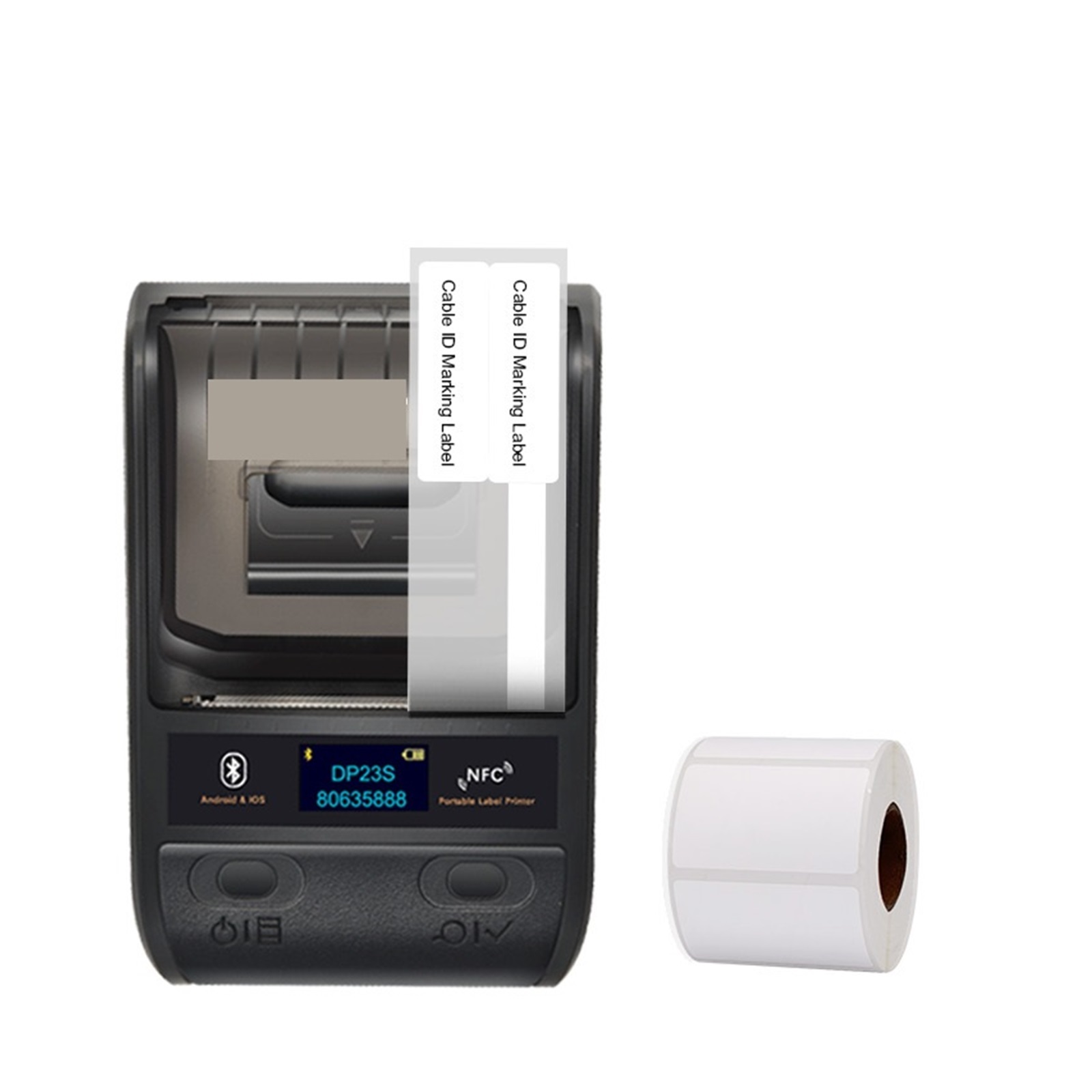 Multifunctional Wireless BT Mobile for Barcode Thermal Label Maker Printer