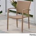 thumbnail image 4 of International Caravan  Barcelona Resin Wicker/Aluminum Outdoor Dining Chairs (Set of 6), 4 of 5