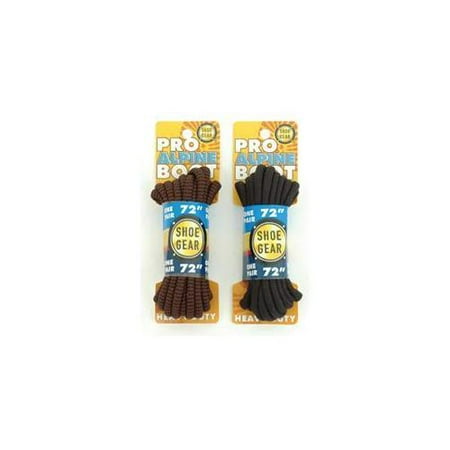 Shoe Gear 60" Black Hiker Boot Laces