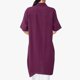 thumbnail image 4 of Nuevas mujeres blusa larga dobladillo irregular mangas cortas bolsillos sueltos casual camisa d Abanopi Blusa, 4 of 7