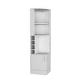 thumbnail image 3 of Wooden Cabinets, Corner Bar Cabinet, Double Door Cabinet, Glass Rack, Eight Built-in Wine Rack, White Living Room Cabinets,Engineered Wood Cabinets With Doors, 3 of 8