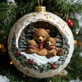 thumbnail image 4 of dajkiuy Bear Family Christmas Ornaments, Family Christmas Tree Decorations, Unique Bear Gifts for Mom, Dad, Grandma, Grandpa, 4 of 5