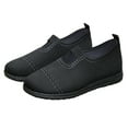 thumbnail image 4 of HAOTAGS Womens Slip On Shoes Flat Casual Summer Breathable Shoes Black Size 6, 4 of 6