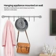 thumbnail image 3 of Kitchen Rail Rack Wall Mounted Utensil Hanging Rack Stainless Steel Hanger Hooks For Kitchen Tools, 3 of 4